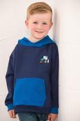 Boy's Jasper Hoodie  Blue Tractor