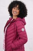 Lighthouse Ladies Laurel Lightly Padded Coat - Berry