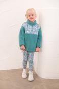 Little Lighthouse Girl's Cassie Fleece - Teal