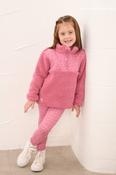 Little Lighthouse Girl's Cassie Fleece - Rose
