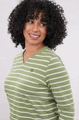 Lighthouse Ladies Sorcha Top - Moss Stripe