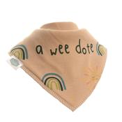 Ziggly Baby Bib A Wee Dote Brown FUN0321 image