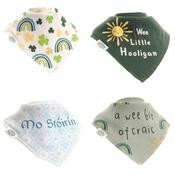 Ziggle Bandana Dribble Bibs Set 4 pack Stoirin