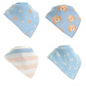 Ziggle Bandana Dribble Bibs Set 4 Pack Cub image
