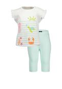 Blue Seven Infant Girls' Stripe Tee and Capri Leggings Set 914532-001 White Under the Sea image