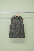Melie Rose Paris Ladies Gilet with Hood WM-367KH Khaki image