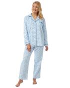 Lady Olga Holly Flanlette 100% Brushed Cotton  Wincyette Pyjamas 3037