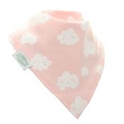 Ziggle Bandana Dribble Bibs Pink Winking Clouds image
