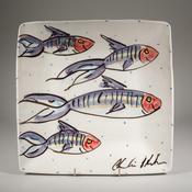 Mackerel Fish Extra Large Party Platter – Handmade Irish Pottery
