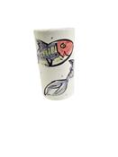Small Bud Vase | Handmade Coastal Ceramic Flower Vase image