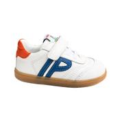Pablosky Boys Barefoot First Walkers Shoes White/Blue image