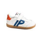 Pablosky Boys Barefoot First Walkers Shoes White/Blue image