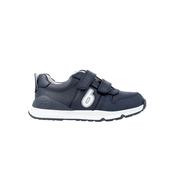 Biomecanics Boys Doble Velcro School Shoes Navy