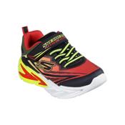 SKECHERS BOYS LIGHT UP RUNNERS - FLEX GLOW ULTRA - 400139L/BKRD