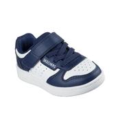 SKECHERS BOYS RUNNERS - QUICK STREET - 405638N/NVW - NAVY/WHITE