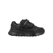 Biomecanics Boys Leather Double Strap School Shoes Black
