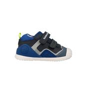 Biomecanics Boys Leather First Walker Shoes Ocean image