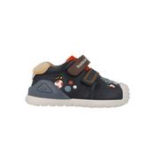 Biomecanics Boys Leather First Walker Shoes Ocean image