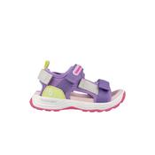Biomecanics Girls Lavender Textile Sandals with Adjustable Strap – 262242-D892