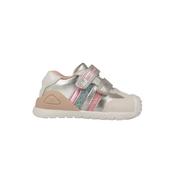 Biomecanics Girls Leather First Walker Shoes Ice/Rosa