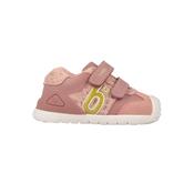 Biomecanics Girls Leather First Walker Shoes Pink