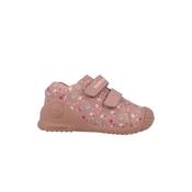 Biomecanics Girls Leather First Walker Shoes Pink/Kiss image