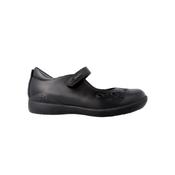 Biomecanics Girls Leather Mary Jane School Shoes Black