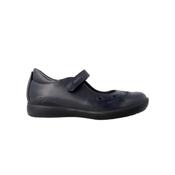 Biomecanics Girls Leather Mary Jane School Shoes Navy image