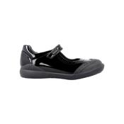 Biomecanics Girls Patent Leather Mary Jane School Shoes Black