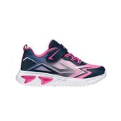 Geox Girls Assister Light-Up Runners – Navy/Fuchsia