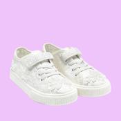 LELLI KELLY CANVAS SHOE - LKED4921 - WHITE image