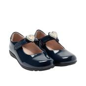 Lelli Kelly Sabrina Girls Navy Patent Mary Jane School Shoes image