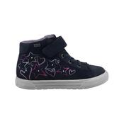 Lurchi Girls Waterproof Light-Up Ankle Boots Navy image