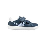 Pablosky Boys Double Velcro Shoes Navy/White