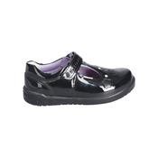 Ricosta Girls Black Patent T-Bar School Shoes Leona