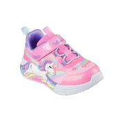 SKECHERS GIRLS LIGHT UP RUNNERS - UNICORN CHASER - 302298N/PKMT