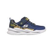 Skechers Meteor Lights Boys Light-Up Trainers Navy/Yellow image