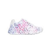Skechers UNO Lite Metallic Joy Girls Trainers White image