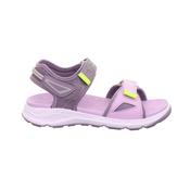 Superfit Criss Cross Girls Open Toe Sandals Purple image