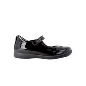 Biomecanics Girls Patent Leather Mary Jane School Shoes Black image