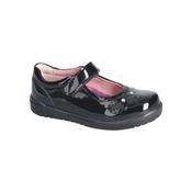 Ricosta Girls Leya Black Patent School Shoes