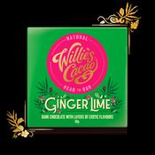 Willie's Cacao Ginger Lime 70%, 50g