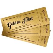 Golden Ticket for Chocolate Mould Making