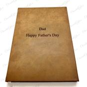 Personalised A5 Leather Notebook image