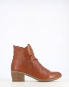 Cinders Edit Classic Pleat Ankle Boot Whiskey image