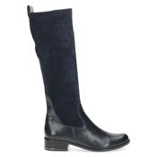 Caprice Leather &amp; Stretch Knee High Ocean