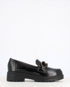 Pitillos Classic Buckle Patent Loafer Black image
