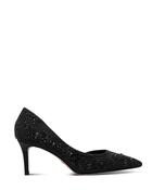 Tamaris Occasion Court Shoe Black Glam image
