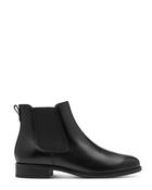 Tamaris Leather Chelsea Ankle Boot Black