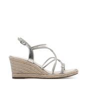Tamaris Strappy Wedge Silver